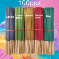 100/250 Pieces 22.0cm  Long-Lasting Fragrance 5 Scents: Vanilla Lemongrass Jasmine Dragons Blood Min