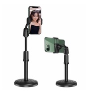 360° swivel mobile phone stand live video footage Youtube round smartphone Tripod Mini Adjustable Pedestal