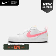Nike Older Kids Court Borough Low 2 Shoes - White [BQ5448-108]
