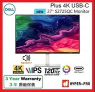 Dell S2725QC 27 Plus 4K UHD USB-C Monitor 顯示器 (100% Brand New 全新)