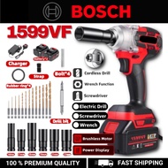 1599VF 3in1 Impact Wrench 880N.m 6 Size Cordless Electric Impact Wrench Screwdriver Drill Cordless Impact