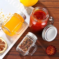 Small Sealed Jar With Lid Transparent Jar Material High White Material Is Glass And Metal O5u2