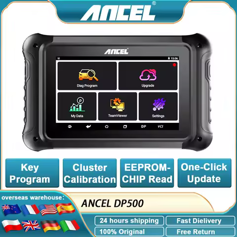 ANCEL DP500 Professional Key Programming Cluster Calibration Key Programmer IMMO EEPROM-CHIP Read OB