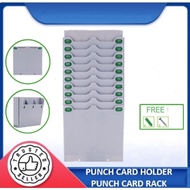 Punch Card Holder丨Punch Card Rack | 20'slot Punch Card Holder *ABS Material