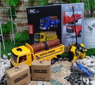 RC DUMP TRUK KONTRUKSI BATRE CHARGE - MAINAN RC MOBIL - crane