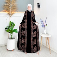 Gamis Twill Rayon JUMBO LD 130 Pekalongan Gamis Syari Busui Friendly Candi Mekar