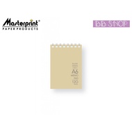 MASTERPRINT Blank Series A6 Memo Pad 120pgs BST-120-A6