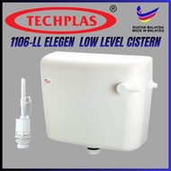 TECHPLAS Elegen Flush Low Level Plastic Flush Cistern Toilet Cistern Tandas Kotak Jamban Kotak 9L 11