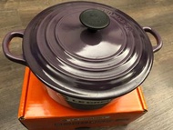 （深紫色）Le Creuset 20cm 鑄鐵鍋