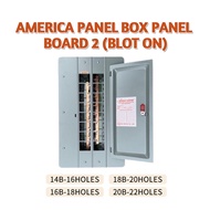 AMERICAN PANEL BOX PANEL BOARD 2 (plug in) - 16 BRANCHES 4 6 8 10 12 14 16 18 HOLES