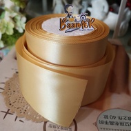 Ribbon Satin Plain Color Width 2 Inches (Two Inches) x Length 1 Yard (Cut To 90cm)