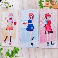 日版五等分的花嫁一番賞F賞中野一花毛巾H賞中野三玖毛巾J賞中野五月毛巾五等分的花嫁圍裙插圖超細纖維毛巾一番賞「五等分的新娘∬～和你在一起～」五姊妹的可愛小洋裝＆圍裙造型