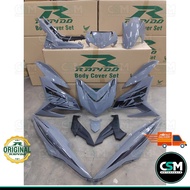 [READY STOCK] Coverset Bodyset Yamaha MX King-150 (17) Y15 Y15ZR V1 V2 Nardo Grey Yellow Orange (STI