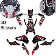 For Zontes ZT703-F ZT-703F ZT 703F 703 F Adventure Tank Pad Cap Grips Knee Stickers Decals Protector