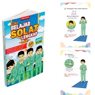 Jom Belajar Solat Lengkap Lelaki-Buku Solat Rumi-Rujukan Lengkap Jelas & Padat-Panduan Solat Anak-Bu