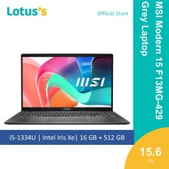 MSI Modern 15 F13MG-429 Grey Laptop (i5-1334U16GB512GB15.6"W11)