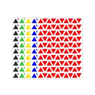 1cm Pink Equal Edge Triangle Label Sticker Pin Control Label Sticker Marker Sticker Self-Adhesive St