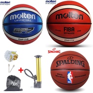 【Ready Stock】℡Molten GG7X GP76  GG6 GW5 FIBA official basketball ball and Spalding 74-602Y /Kobe bla