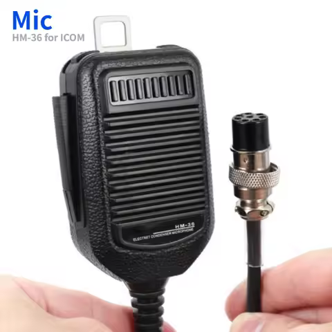 Car Radio HM-36 Microphone 8Pin Speaker Hand Mic for ICOM IC-28 IC-7200 IC-7600 IC-7800/9100 IC-756 
