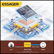 ESSAGER 7A 100W A-C/ 5A 100W C-C digital display Fast charging data cable Grey 1M/2M For phones lap
