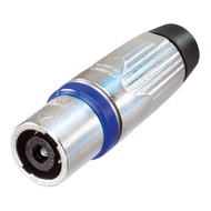 Neutrik NLT4MX STX Series Speakon 4-Pole Male Connector With Robust Metal Casing And IPX4 Rating For