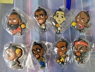 NBA basketball keychain 籃球 球星 匙扣 kobe bryant harden Durant curry paul McGrady LBJ LeBorn James wade 