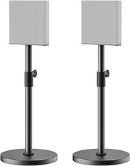 Pair Heavy-Duty Floor Speaker Stands for Sony Bravia Theatre Quad HT-A9M2 Speaker Stands - Height Ad