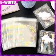E-WOITD 50Pcs Graffiti Kitten Self-adhesive Bag Small Card Self Sealing Bag Paaging Card Gift OPP Ba