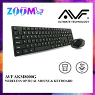 AVF AKM8000G 2.4G WIRELESS KEYBOARD AND MOUSE COMBO SET-BLACK