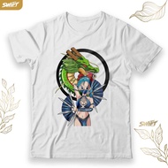 T-SHIRT Bulma cosplay Kitana Dragon ball z x mortal combat anime TSHIRT DISTRO CLOTHES