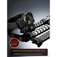 GWG B1000 Big Wrist Extended Stainless Steel Strap for G-SHOCK Casio Gen3 New Mudmaster GWG-B1000 Ad