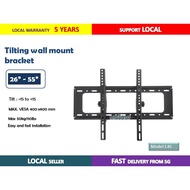 TV Bracket Tilt wall mount , 26" - 55"  C45,  400x400 100x100 55" TV