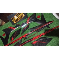 ✨ ⭐ Sniper KIng150 Honeycombstyle Black/Red decals