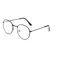 PTQ แว่นอ่านหนังสือทรงกลมแว่นสายตากรอบโลหะแว่นสายตากรอบแว่นตาบุรุษและสตรี
