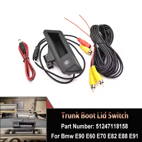 51247118158 Car Rear Boot Trunk Opening Switch Handle For BMW 1 3 5 X1 X5 X6 Series E82 E88 E90 E91 