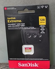 SanDisk Extreme A2 V30 U3 UHS-I microSDXC 記憶卡 128GB [R:190 W:90] (SDSQXAA-128G)