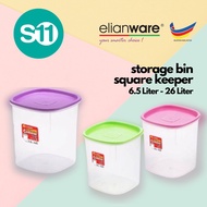 Elianware E-481/E-482/E-483/E-484 6.5L/11.5L/17.5L/26L Multipurpose Container Food Storage Keeper