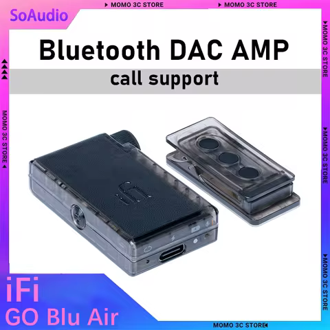 iFi GO Blu Air Portable Bluetooth DAC Headphone Amp High Definition Mini With Noise Canceling Mic Tw