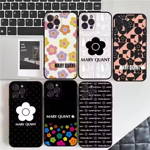 Brand Q-QUANT MARY Phone Case For Iphone 17 16 15 16e 14 13 12 11 Pro Max Plus Case Cover Coque