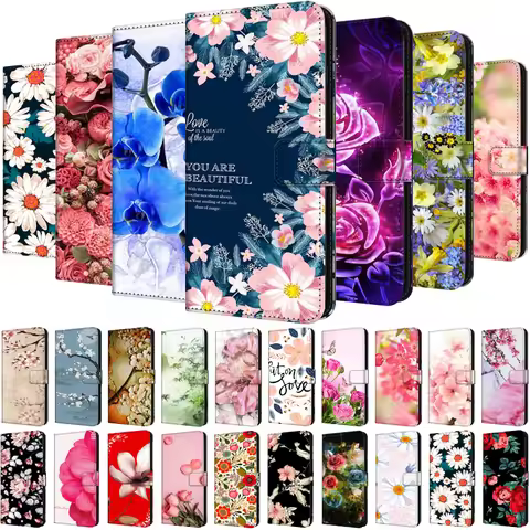 Leather Flip Case For OPPO Reno 7 Lite / Reno7 Z 5G / 2 2Z 2F A12 5 Lite Wallet Stand Book Cover Mag