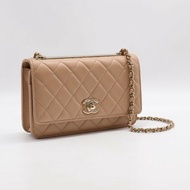 CHANEL 22S Trendy WOC - 奶茶金