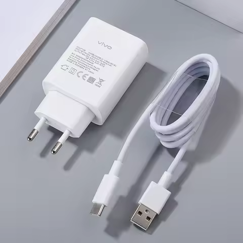 VIVO 18W Fast Charger EU Power Adapter For VIVO Y17S Y21 Y31S Y33s V17 S1 Pro G2 Y16 Y30 Y27 5G Y50