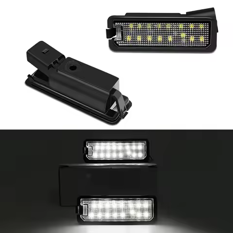 LED License Plate Light CANBus Error-Free for VW Golf MK7 Passat B7/B8 Polo Amarok Seat Leon Toledo 