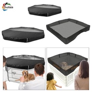 [chulisia] Mesh Fabric Top Playpen Cover Foldable Lightweight for Puppies Indoor Outdoor Dog Playpen