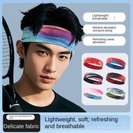 Sports Hair Band Tennis Badminton Breathable Outdoor Running Fitness Anti-Sweat Band Sweat-Absorbent