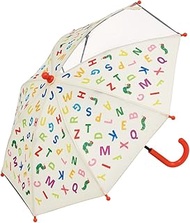 Skater UB0-A Children's Umbrella, 13.8 inches (35 cm), Alphabet, For 2-3 Years Old, Approx. 33.5-37.