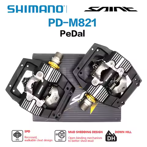 SHIMANO SAINT PD M821 M820 SPD Pedal PD-M821 XC/DH Downhill Enduro SPD Mountain Bike upgrade PD M820