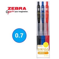 Zebra 斑馬牌 - ZEBRA SARASA JJB15 - 3CA 0.7mm 順利筆 3 色裝
