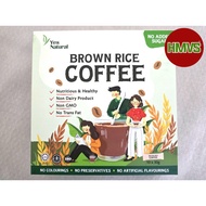 Yes Natural Brown Rice Coffee - Sugar Free (悦意无糖糙米咖啡) 10 x 30g (HALAL)