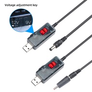 USB Boost Converter DC 5V To 9V DC 5V To 12V USB Step up Converter Cable for Power Supply Charger Po